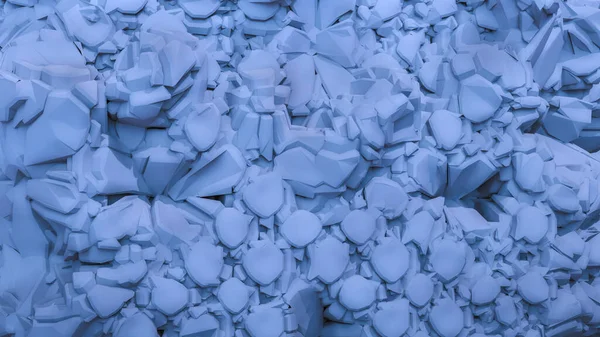 Abstracto Textura Azul Plástico Geométrico Bajo Poli Partículas Fondo Ilustración —  Fotos de Stock