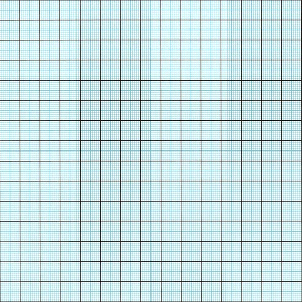 Vector illustration of corner rulers from isolated on white background. Blue plotting graph paper grid. Vertical and horizontal measuring scales. Millimeter graph paper grid template — Stock Vector