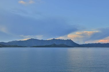 Tolo Limanı 'nın Güzel Sahnesi ve Pat Sin Leng Country Park, Hong Kong, 22 Eylül 2021 