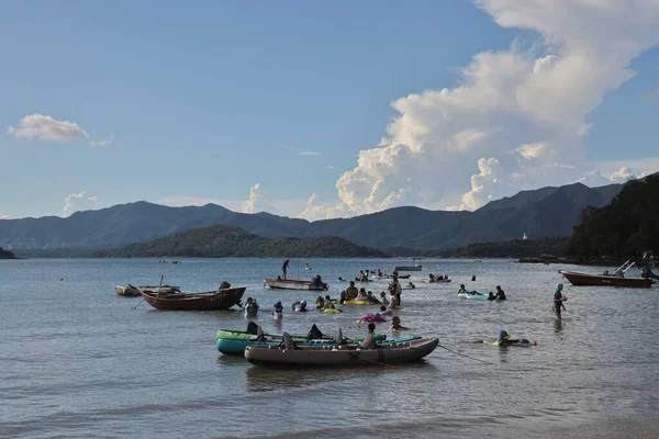 Spiaggia Kai Sha Hong Kong Set 2021 — Foto Stock