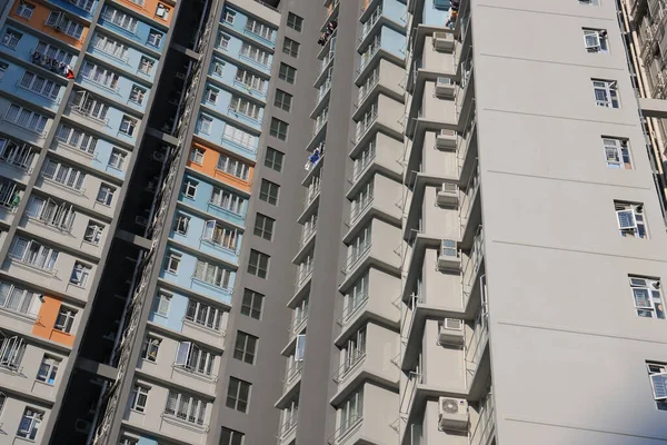 Vista Edifícios Residenciais Hong Kong Oct 2021 — Fotografia de Stock