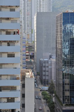 Konut manzarası, Hong Kong, Çin, 2 Ekim 2021 