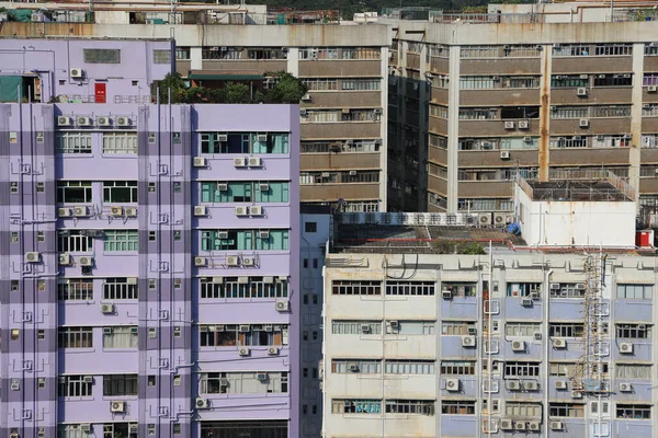 View Residential Buildings Hong Kong Oct 2021 — Stock Photo, Image