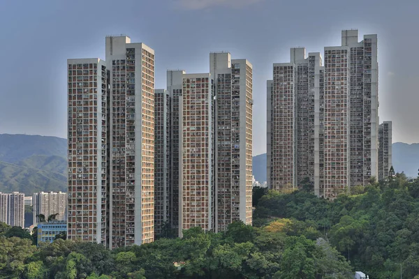Konut Manzarası Hong Kong Çin Ekim 2021 — Stok fotoğraf