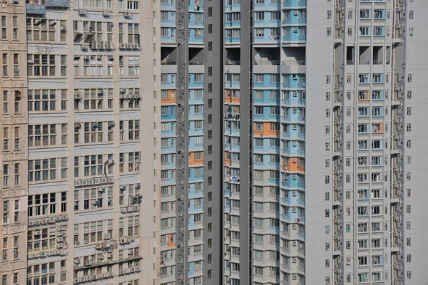 Vista Edificios Residenciales Hong Kong China Oct 2021 — Foto de Stock