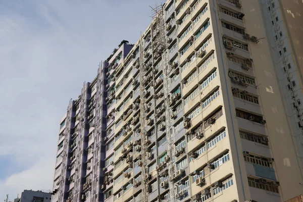 Außenseite Des Industriegebäudes Tan Hong Kong Okt 2021 — Stockfoto