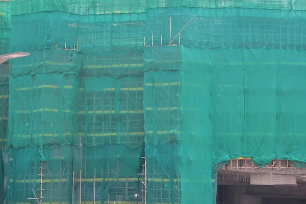 Widok Plac Budowy Wong Chuk Hang Depo Hong Kong Paź — Zdjęcie stockowe