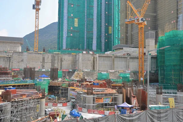 工事現場の風景 ウォン チュク 2021年10月1日 — ストック写真