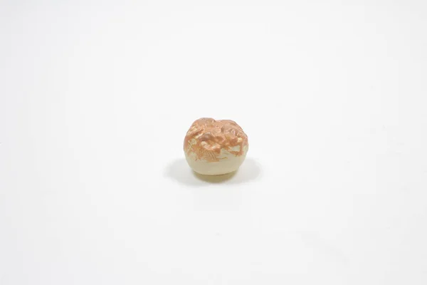 Mini Crispy Bread Bun White Background — Stock Photo, Image