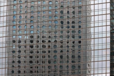 Hong Kong şehir mimarisi manzarası, 15 Ekim 2021 