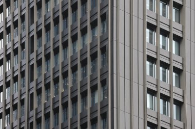 Hong Kong şehir mimarisi manzarası, 15 Ekim 2021 