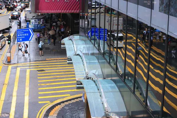 香港のストリートシーン2021年10月16日 — ストック写真