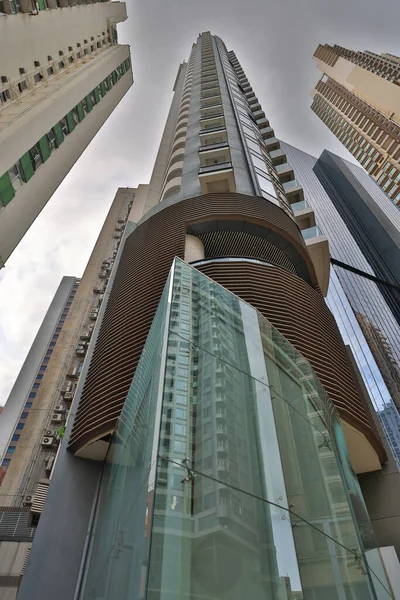 Hong Kong Město Architektura Pohled Říj 2021 — Stock fotografie