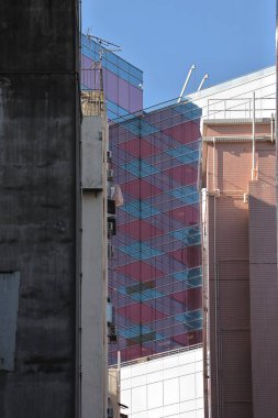 16 Ekim 2021 'de Hong Kong' da bir yerleşim yeri. 