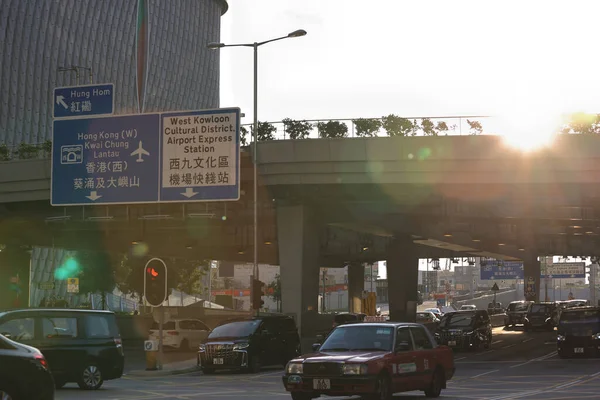 Street Scene Hong Kong City Oct 2021 — Stock Photo, Image