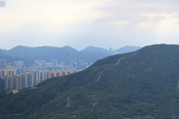 Hong Kong Tepeleri Mimarisi Ekim 2021 — Stok fotoğraf