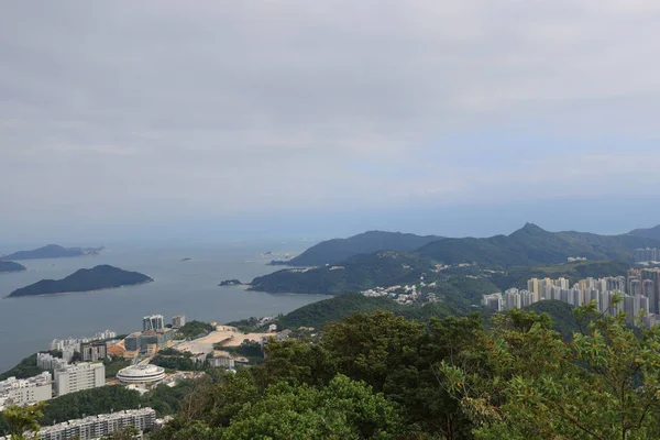 Hongkongs Hügel Und Architektur Oktober 2021 — Stockfoto