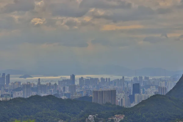 Modern Lakóépületek Hong Kong 2021 Október — Stock Fotó