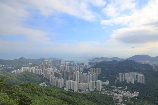 Edifícios Residenciais Modernos Hong Kong Outubro 2021 — Fotografia de Stock