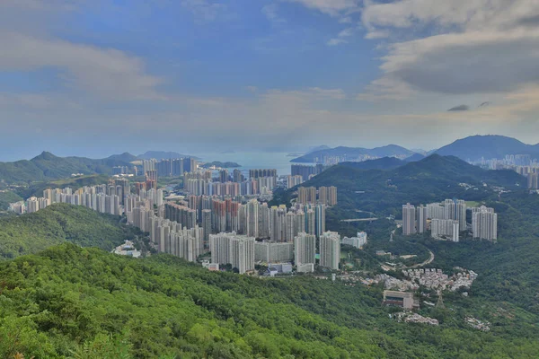 2021年10月17日 香港现代住宅楼宇 — 图库照片