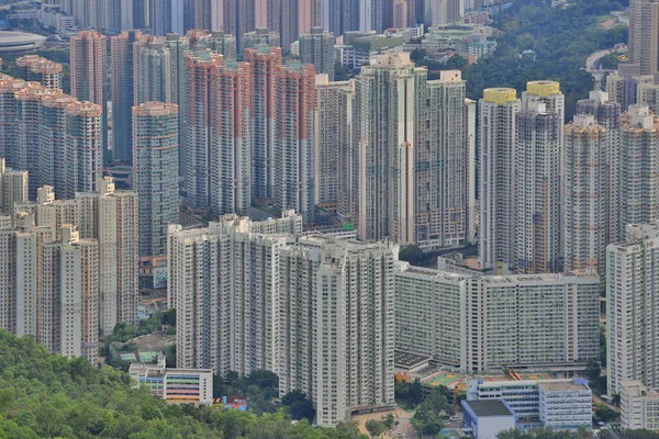 Moderne Wohngebäude Hongkong Oktober 2021 — Stockfoto