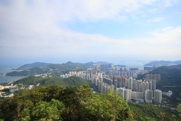 Edifícios Residenciais Modernos Hong Kong Outubro 2021 — Fotografia de Stock