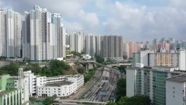 Choi Hung Road 홍콩의 신지구에 도로이다 — 비디오