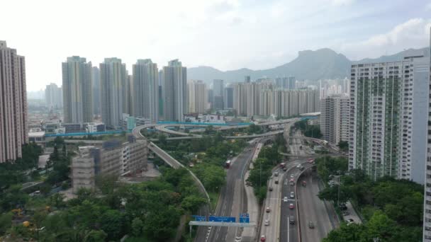 Choi Hung Road Silnice Nachází Okrese Wong Tai Sin Kowloon — Stock video