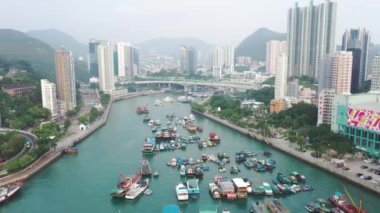 Aberdeen Güvertesi. Hong Kong 'daki gezinti güvertesinin Aberdeen' i.