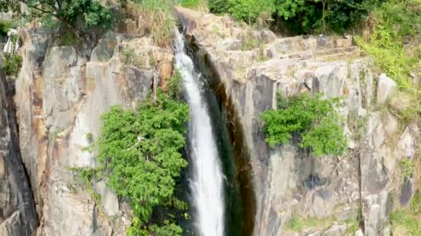 Parque Waterfall Bay Waterfall Bay Park Hong Kong — Vídeo de Stock