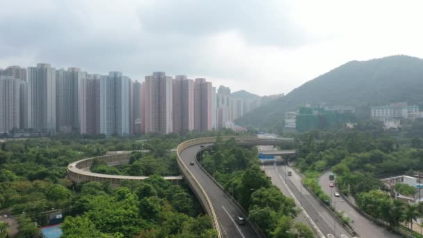 2019年10月9日 新市镇将军是香港九个新市镇之一 — 图库视频影像