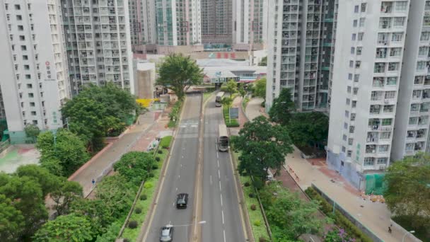 2019年10月9日 新市镇将军是香港九个新市镇之一 — 图库视频影像