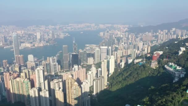 Oct 2019 Apartamentos Ejecutivos Victoria Peak Honk Kong — Vídeos de Stock