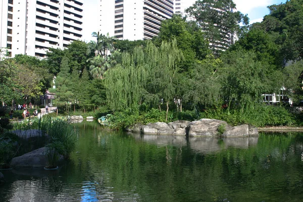 Landskapet Hong Kong Park Central — Stockfoto