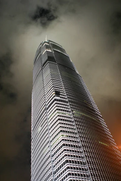 Сентября 2004 Night View Ifc Международный Финансовый Центр Гонконге — стоковое фото