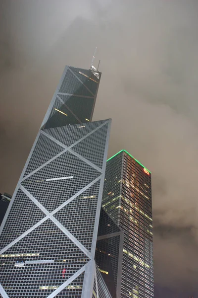 2004 Hong Kong Bank China Tower Natten — Stockfoto