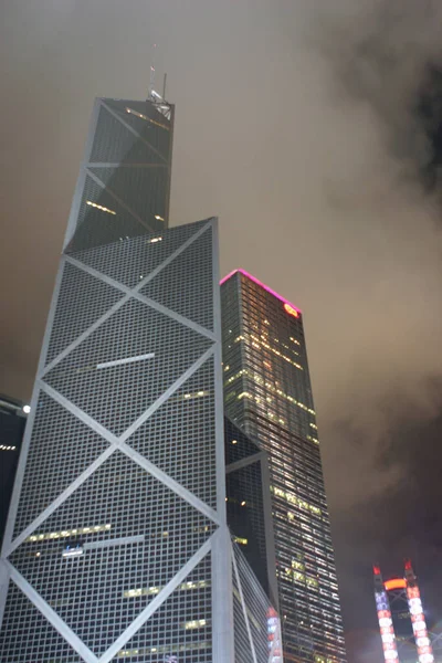 2004 Hong Kong Bank China Tower Natten — Stockfoto