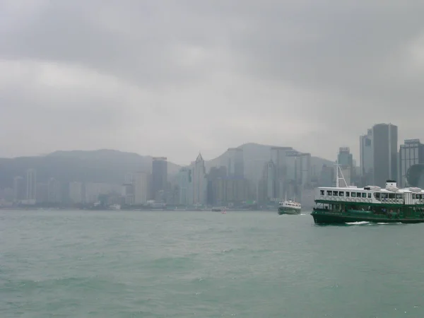 2004年2月21日香港 城市及天桥 — 图库照片