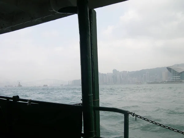 Άποψη Του Νησιού Του Χονγκ Κονγκ Από Εσωτερικό Του Star — Φωτογραφία Αρχείου