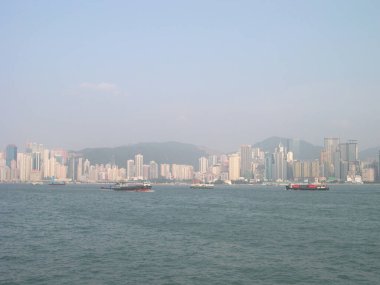 11 Haziran 2004 Akşam Hong Kong 'daki Victoria Limanı