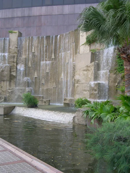 June 2004 Artificia Waterfall Park Hong Kon — Stock Photo, Image