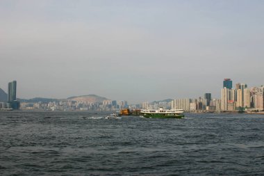 15 Temmuz 2004 Victoria Limanı, Hong Kong ufuk çizgisi 