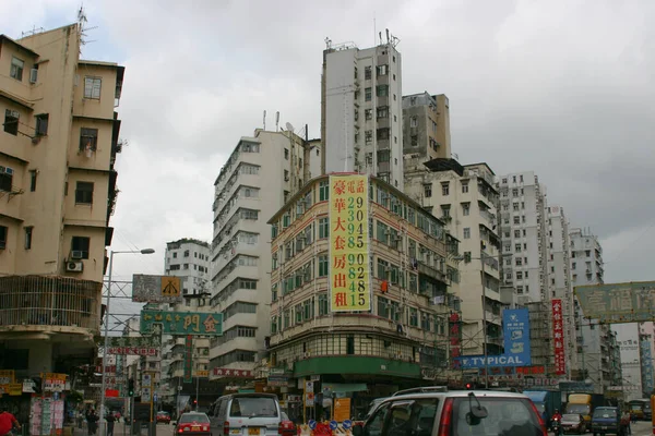 Juli 2004 Sham Shui Tong Lau Altes Haus Bei Hong — Stockfoto