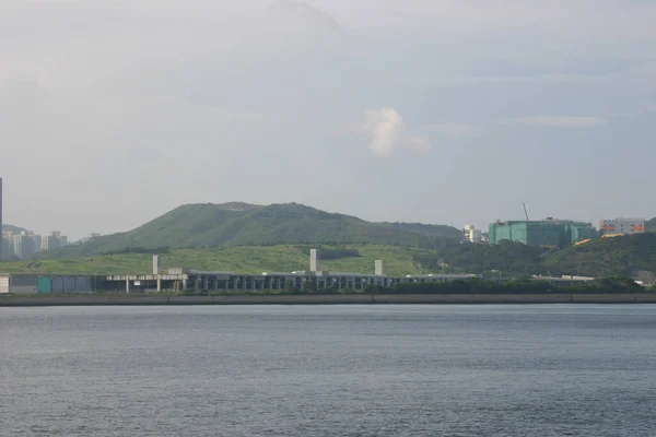 Krajobraz Posiadłości Przemysłowej Tseung Kwan — Zdjęcie stockowe