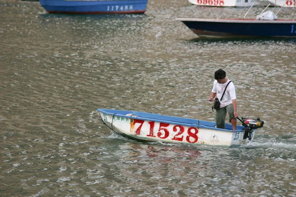 Juli 2005 Das Boot Junk Bay Hong Kong — Stockfoto