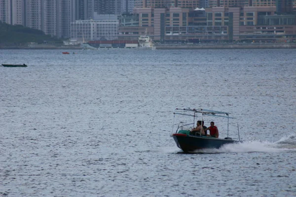 Juli 2005 Båten Vid Junk Bay Hong Kong — Stockfoto