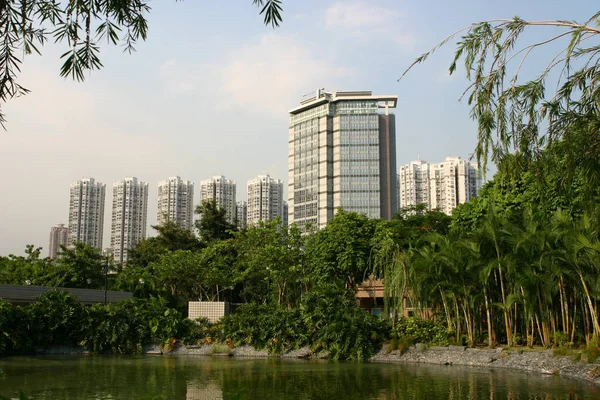 Aug 2004 Der Tin Shui Wai Park Hongkong — Stockfoto