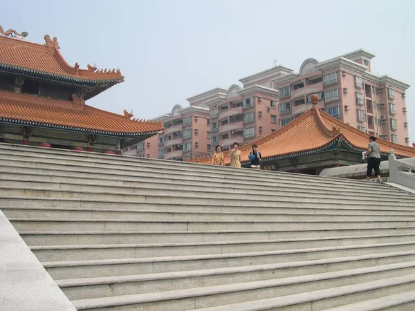 Octubre 2004 Paisaje Del Templo Fangcun Wong Tai Sin — Foto de Stock