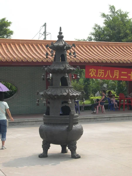 Οκτ 2004 Κάδος Incense Στο Ναό Fangcun Wong Tai Sin — Φωτογραφία Αρχείου