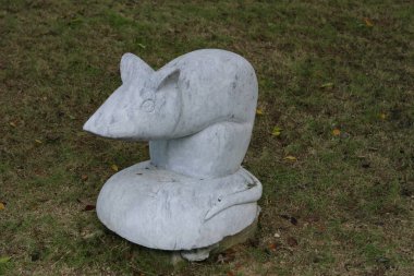 Çin stil parkında bir Zodiac Heykeli, Hong Kong